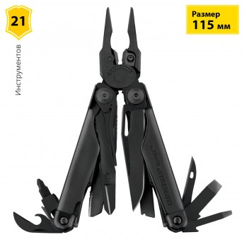 Мультитул LEATHERMAN SURGE BLACK 831334 Мультитул LEATHERMAN SURGE BLACK 831334